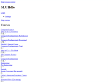 Tablet Screenshot of moodle.sluh.org